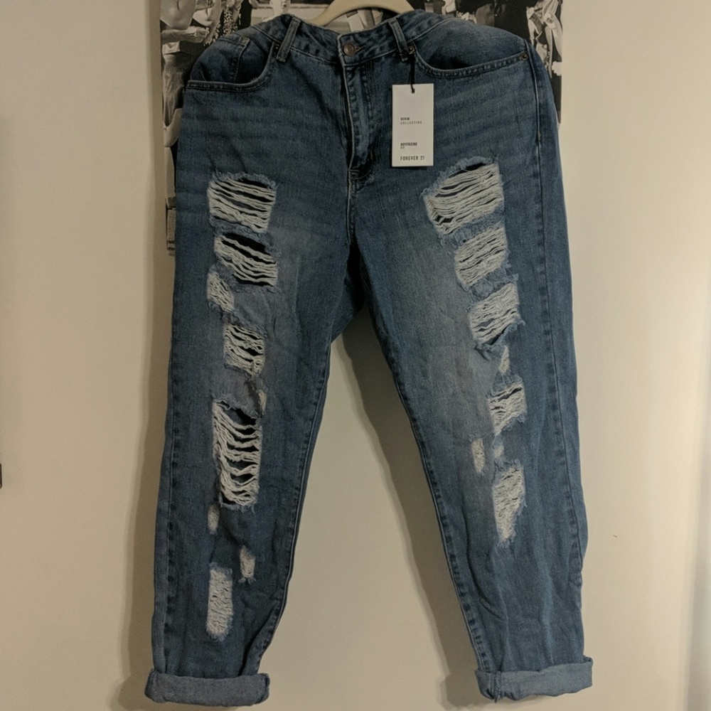 Distresss Boyfriend jeans